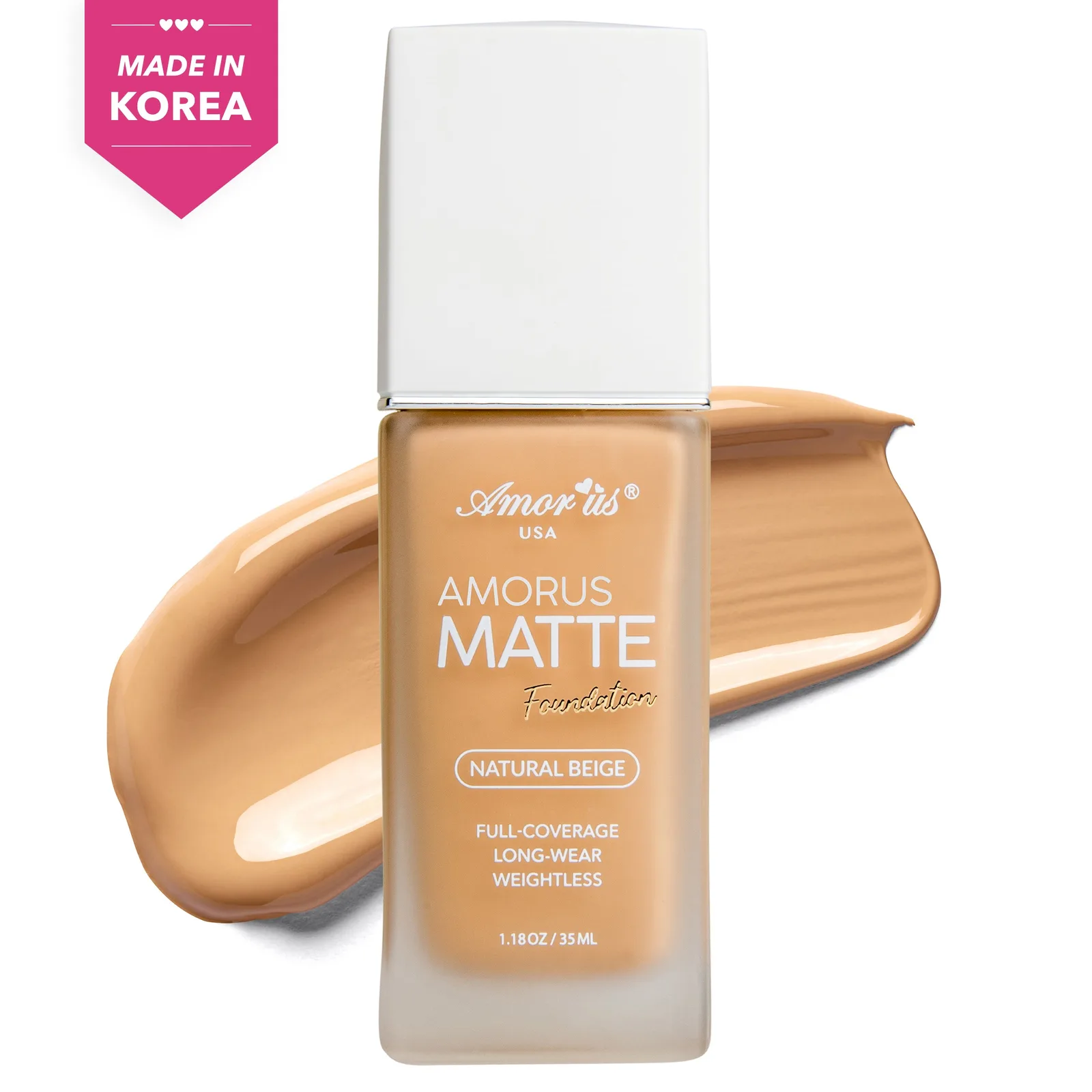 Amorus Matte Foundation - foto 5
