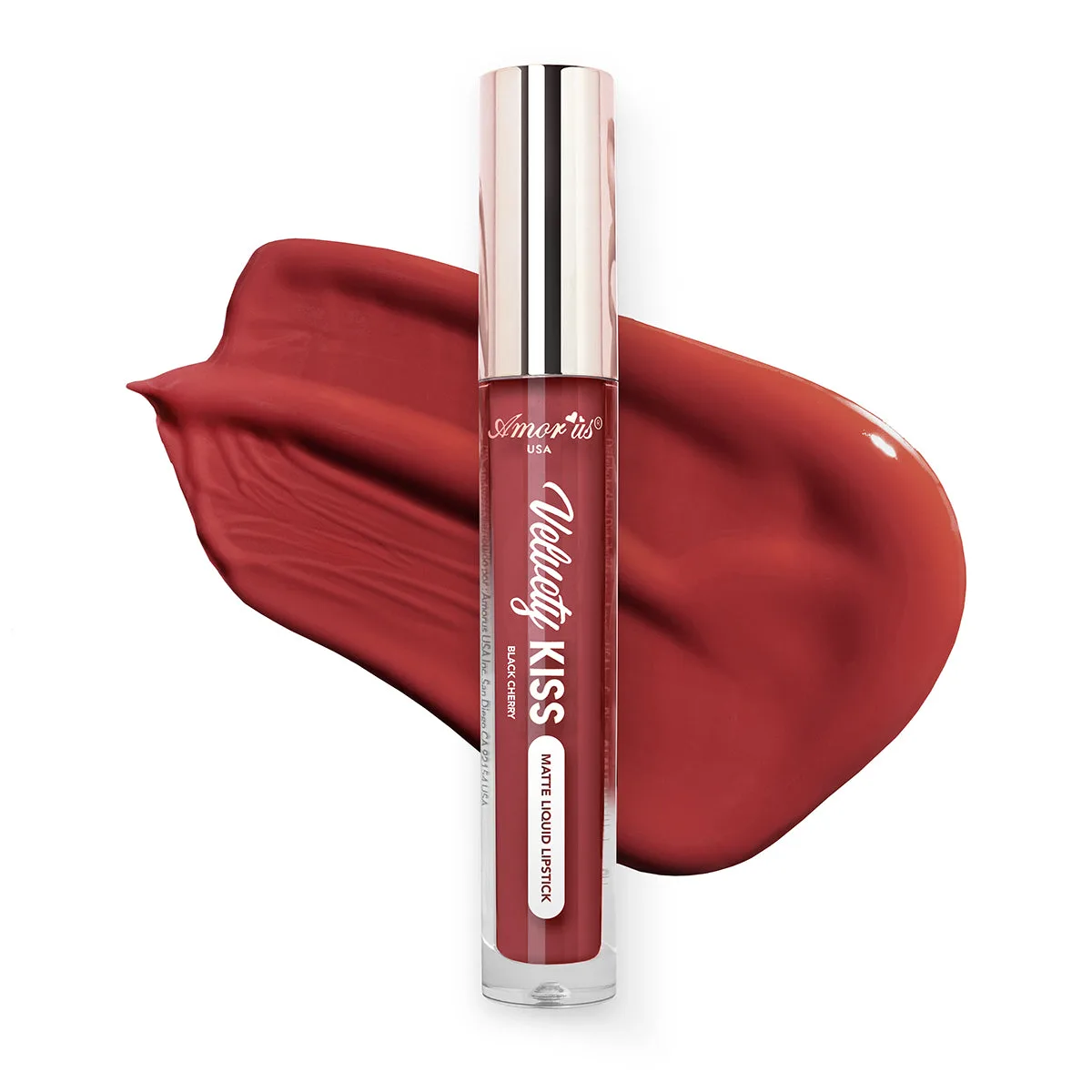 Black Cherry - Velvety Kiss Matte Liquid Lipstick