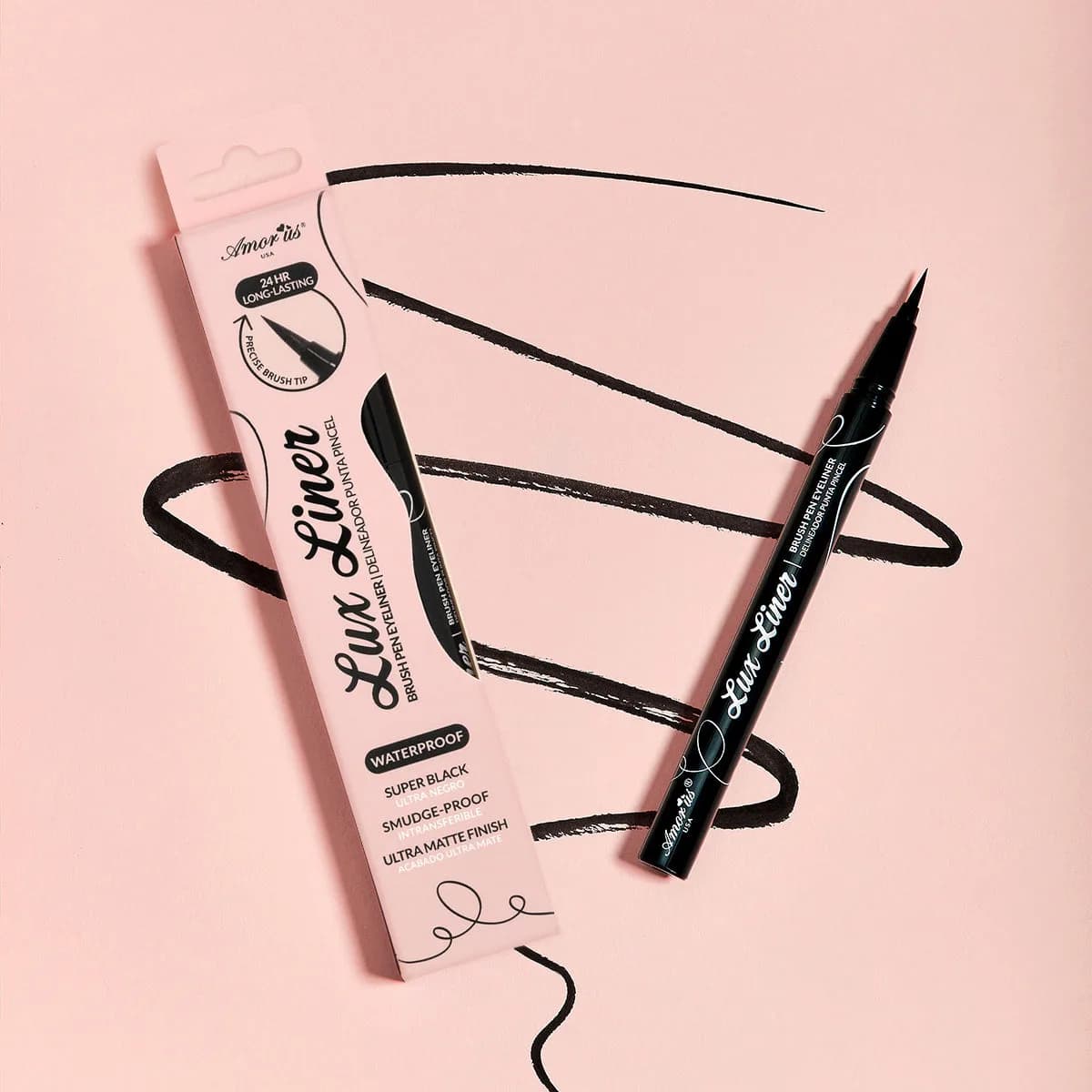 Lux Brush Tip Waterproof Eyeliner - foto 2