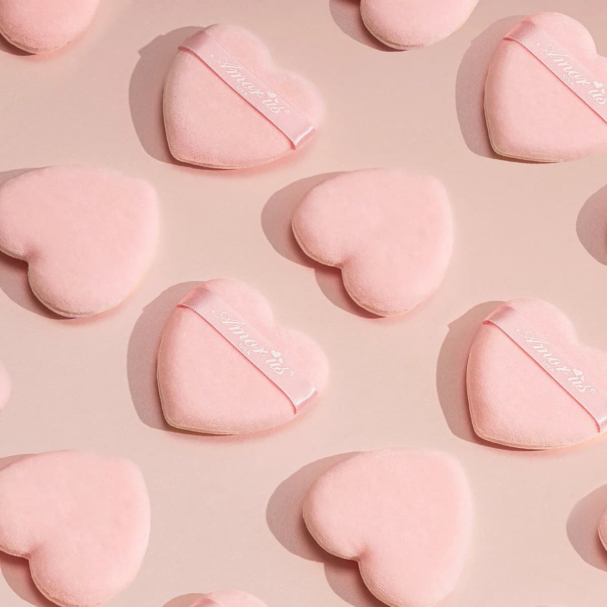 Makeup Powder Puff - Heart (2 Pack)