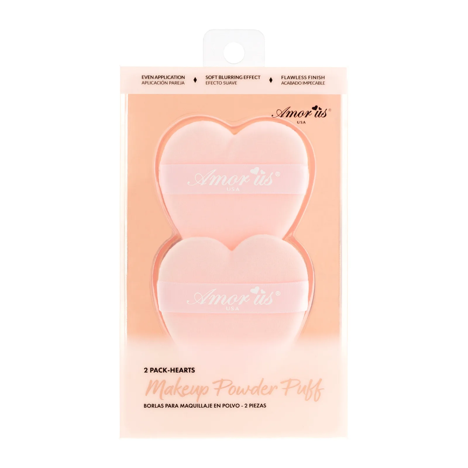 Makeup Powder Puff - Heart (2 Pack) - foto 3