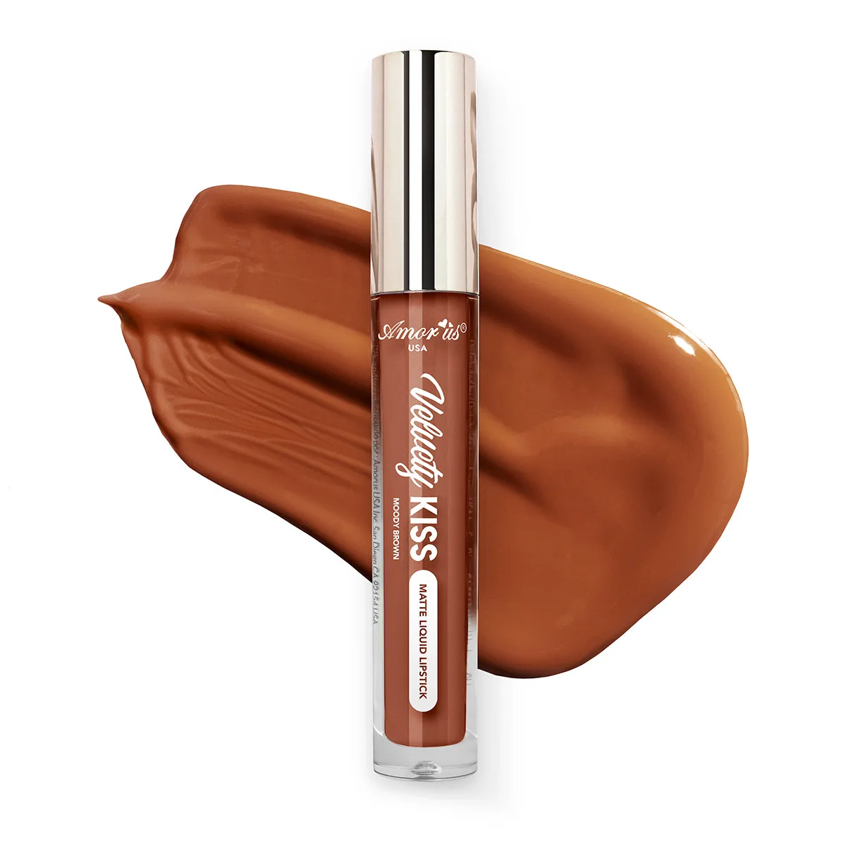 Moody Brown - Velvety Kiss Matte Liquid Lipstick