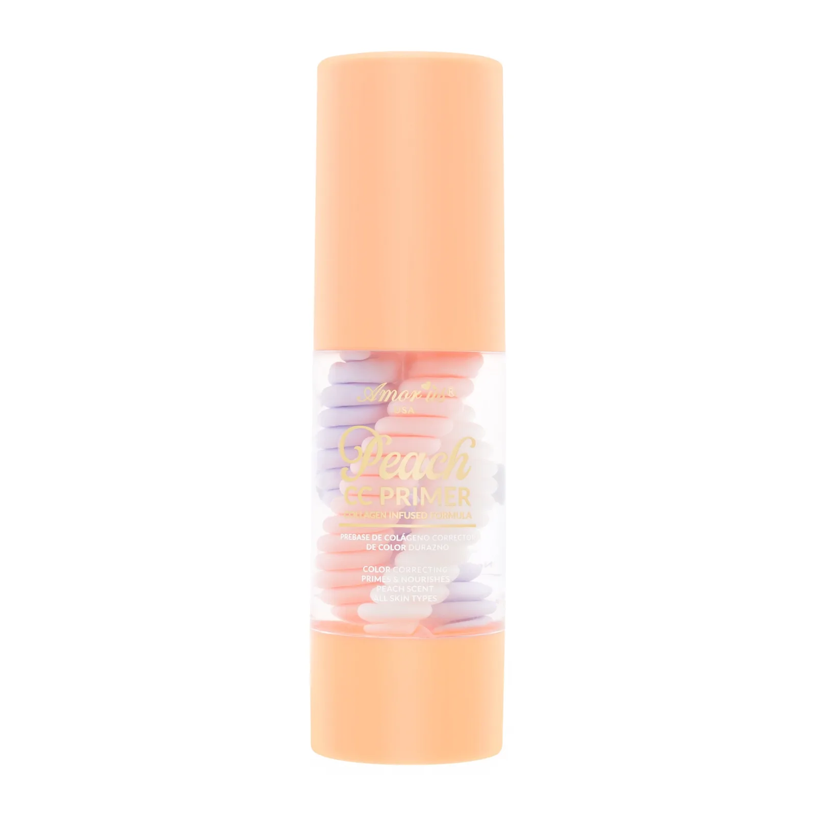 Peach CC Primer - Collagen Infused Formula - foto 2