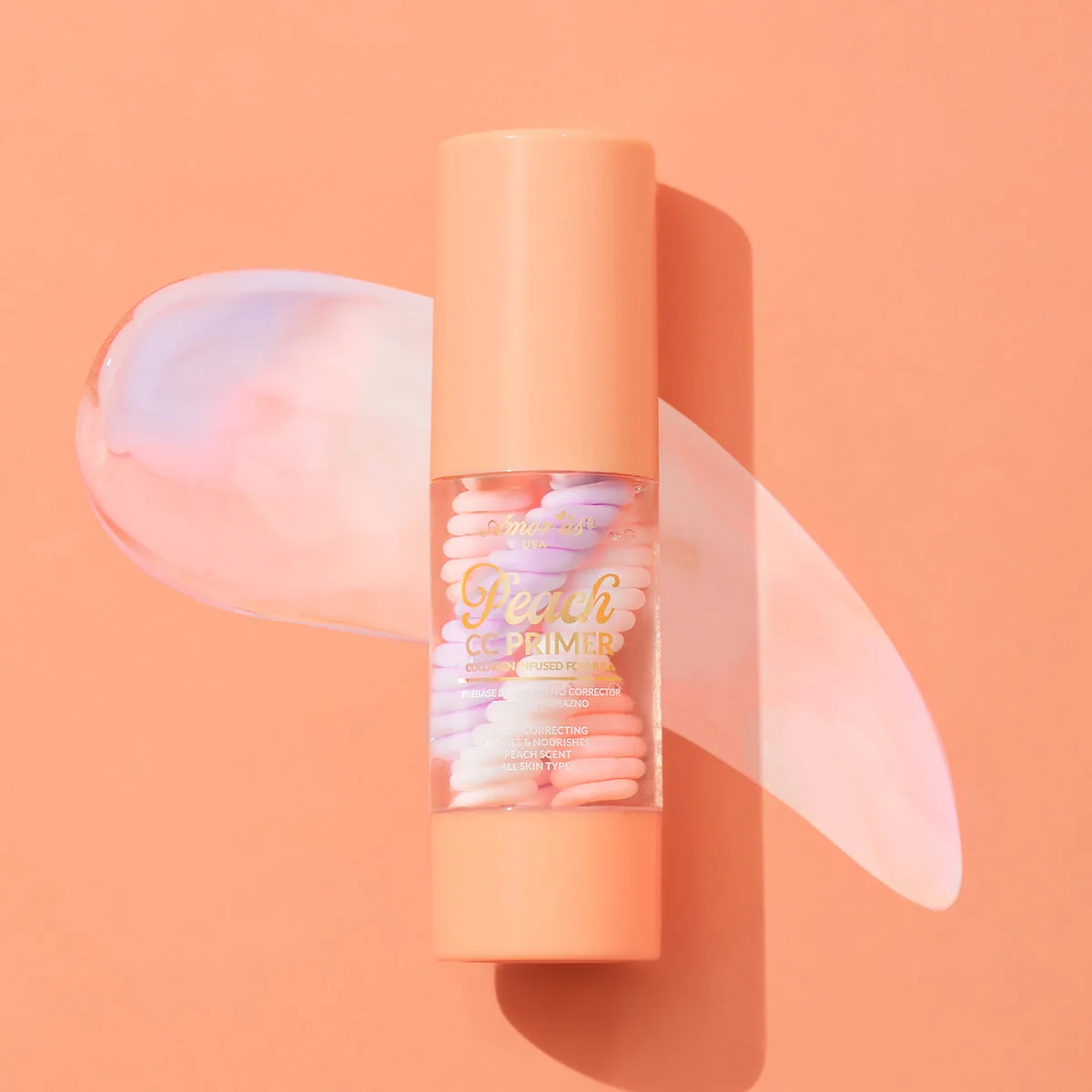 Peach CC Primer - Collagen Infused Formula - foto 5