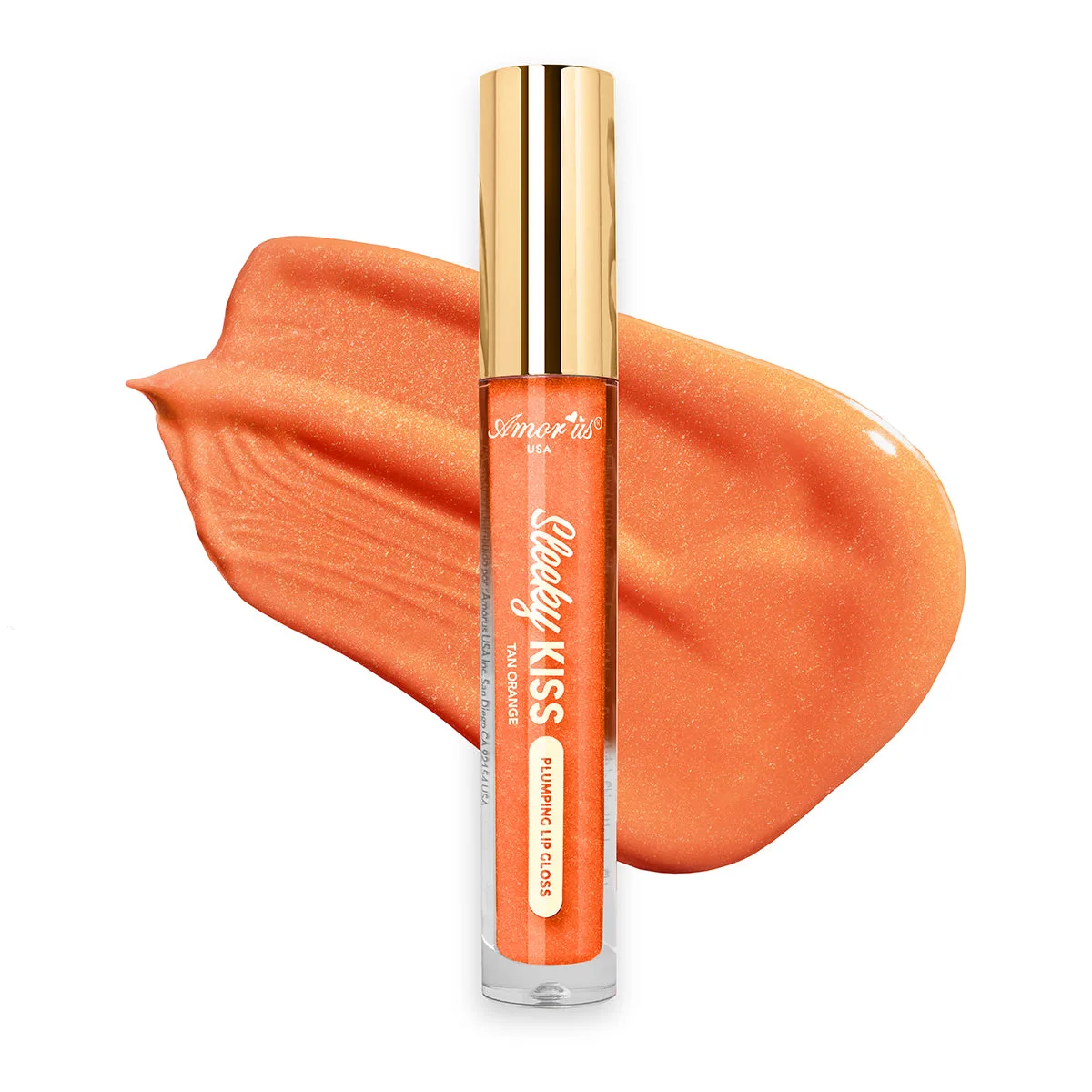 Tan Orange - Sleeky Kiss Plumping Lip Gloss