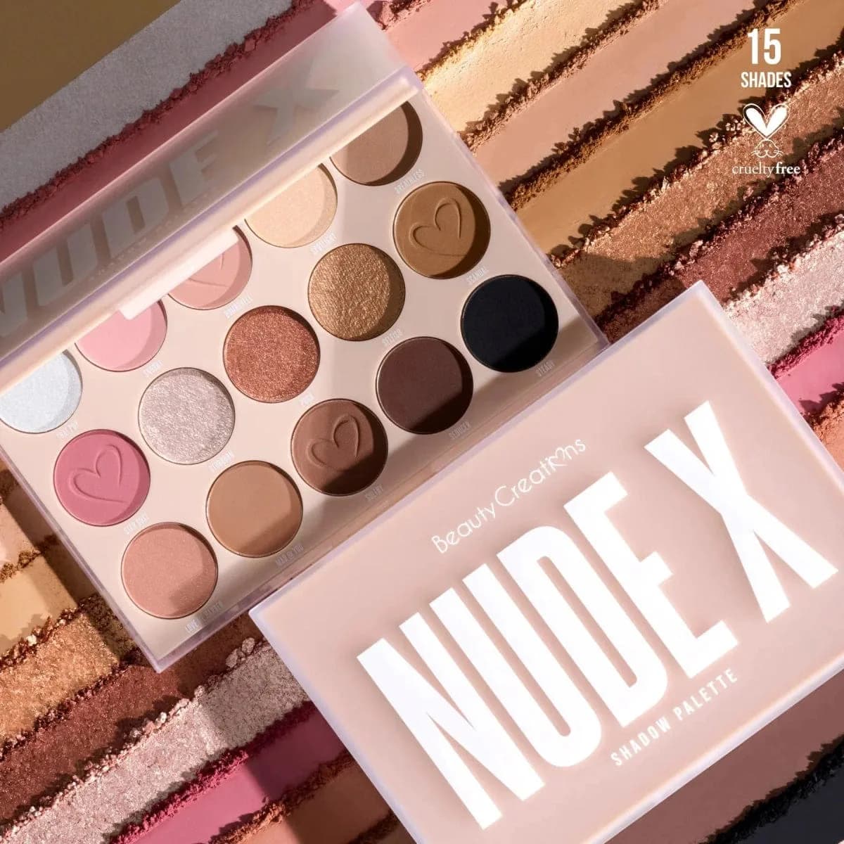 PALETA NUDE X 15 TONOS