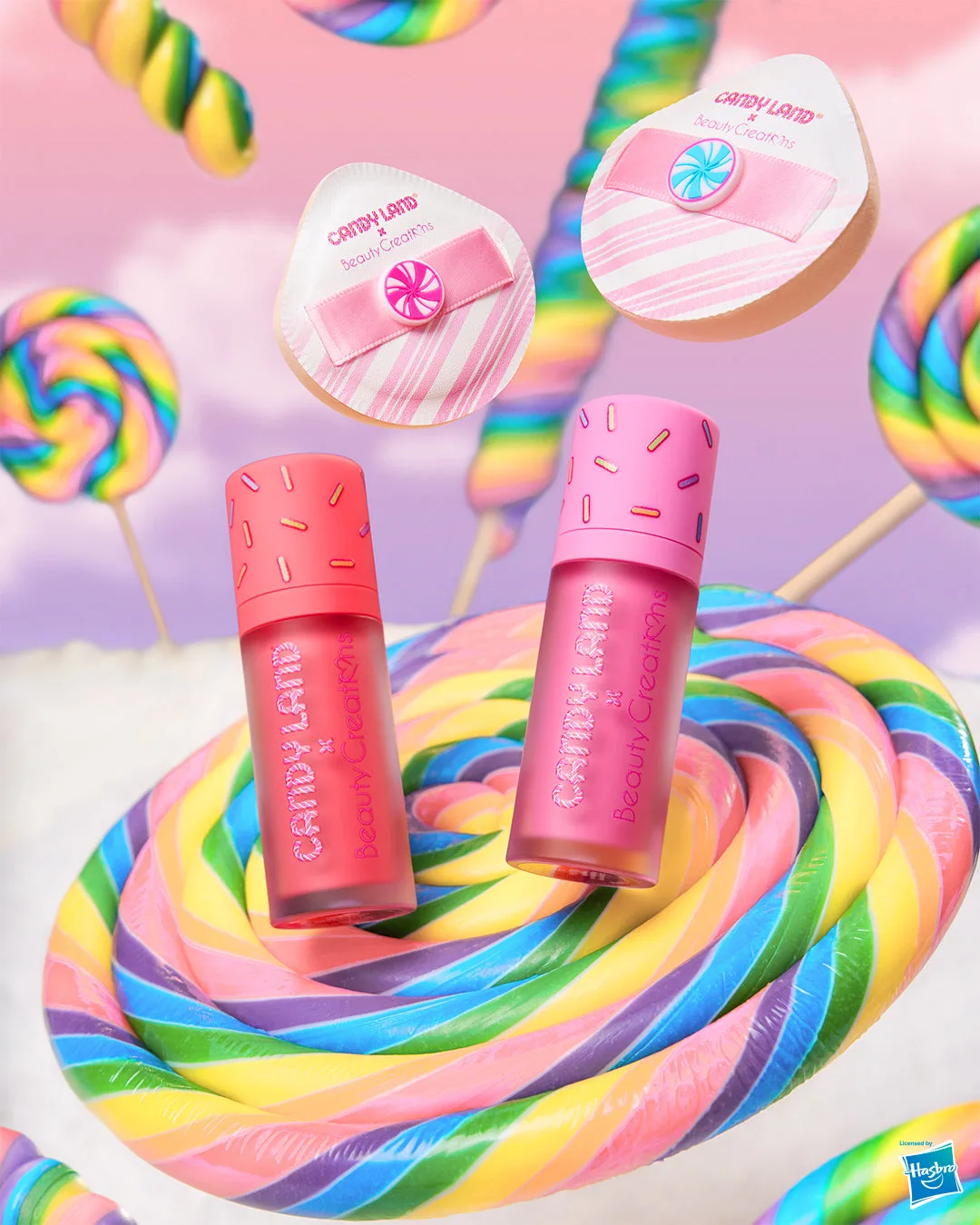 SET 2 BLUSH LIQUIDO 2 ESPONJAS CANDY LAND