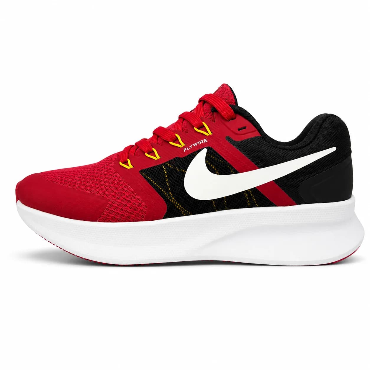 Tenis estilo Nike running rojo negro